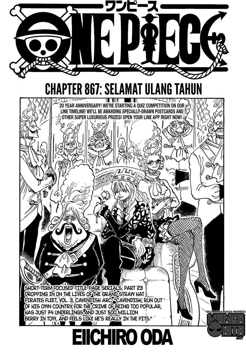 One Piece Chapter 867