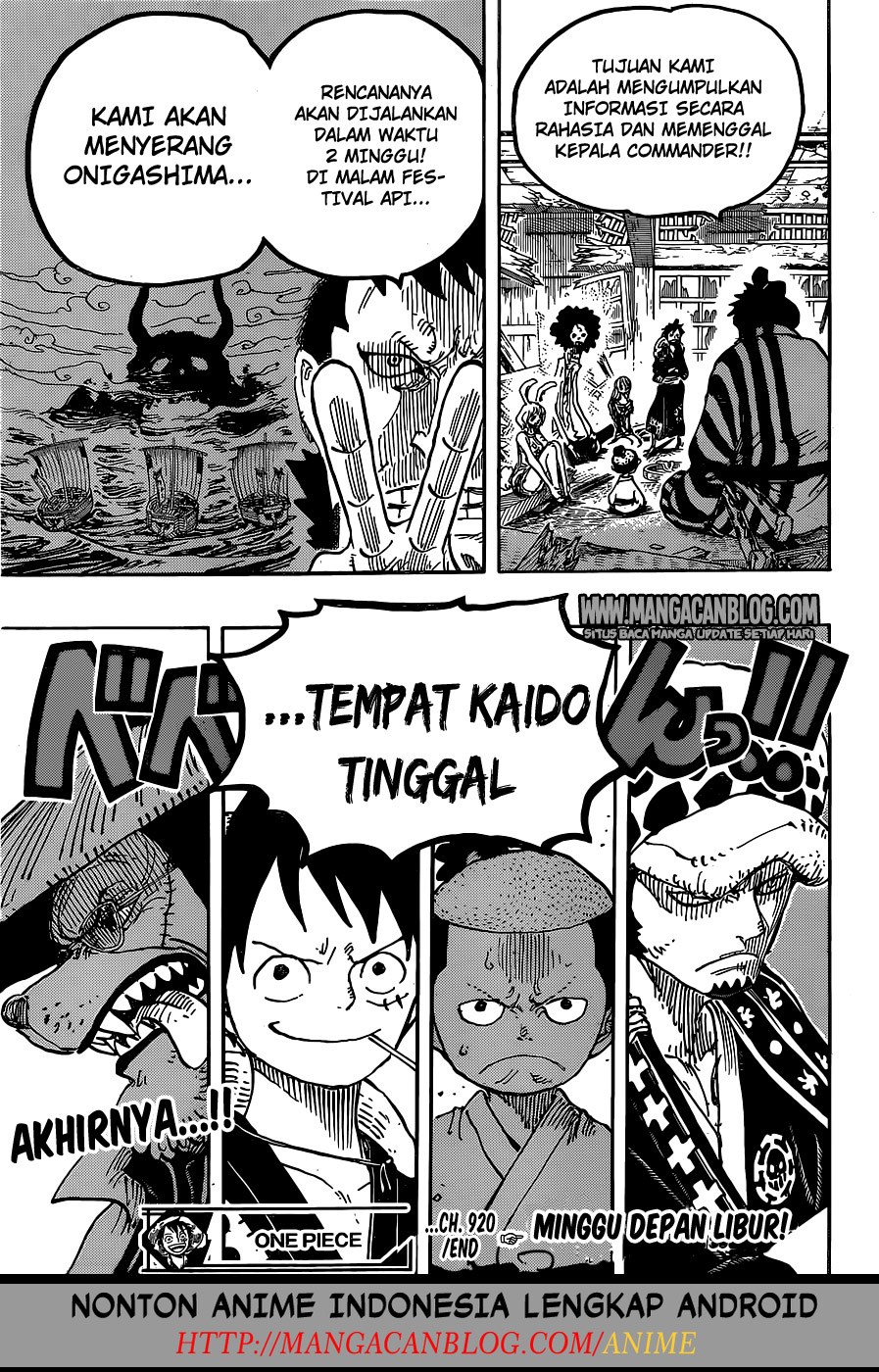 One Piece Chapter 920