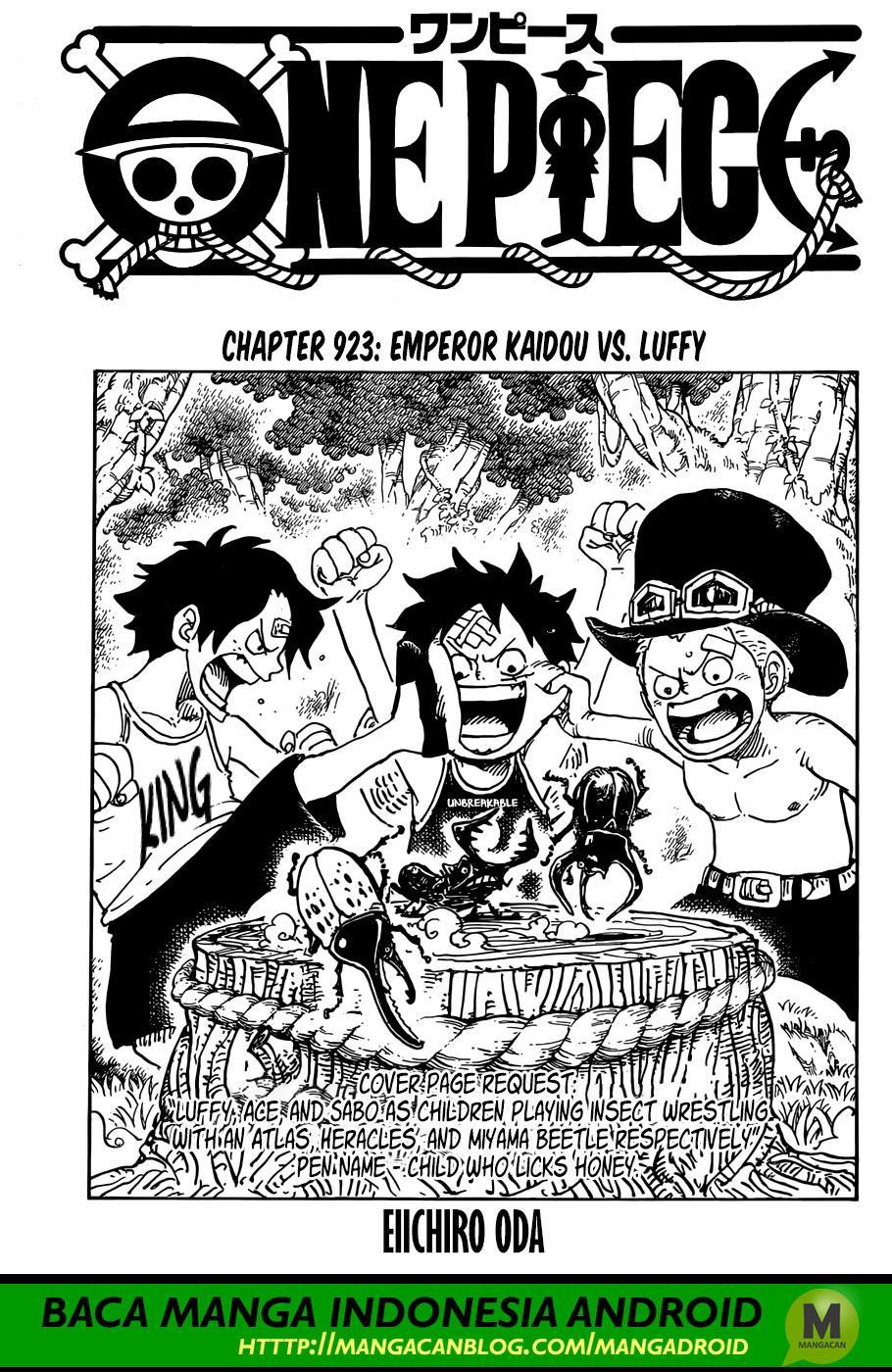One Piece Chapter 923