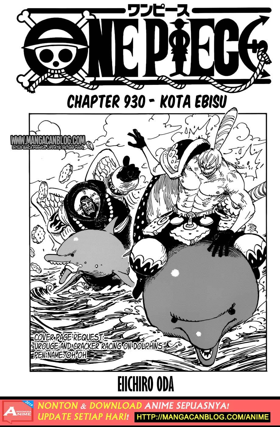 One Piece Chapter 930