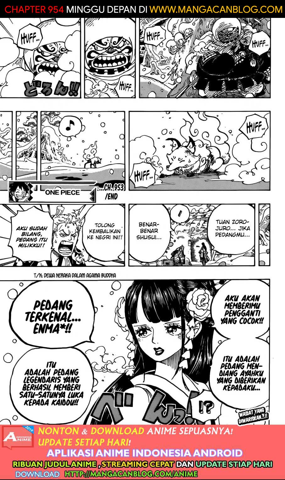 One Piece Chapter 953