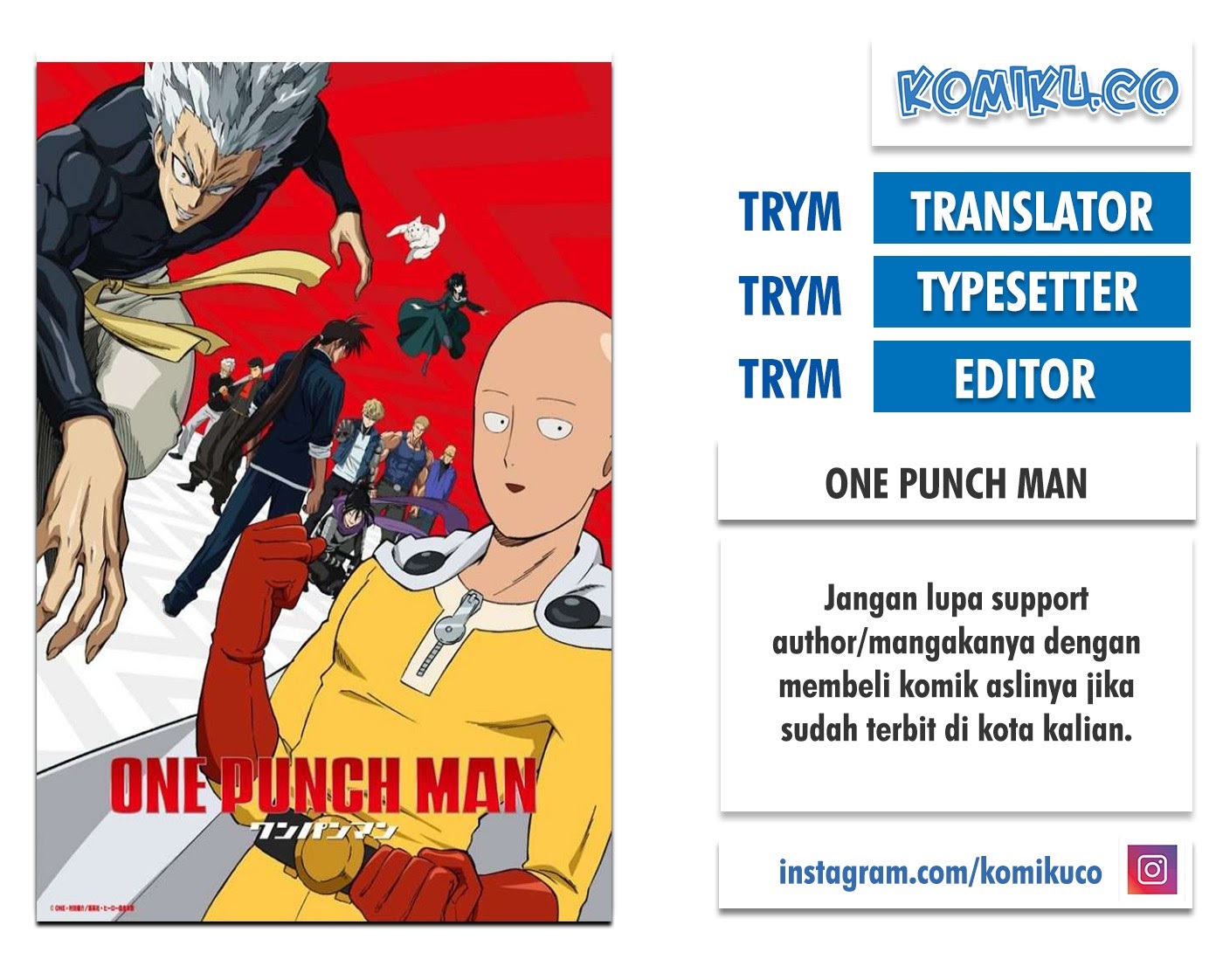 One Punch Man Chapter 184