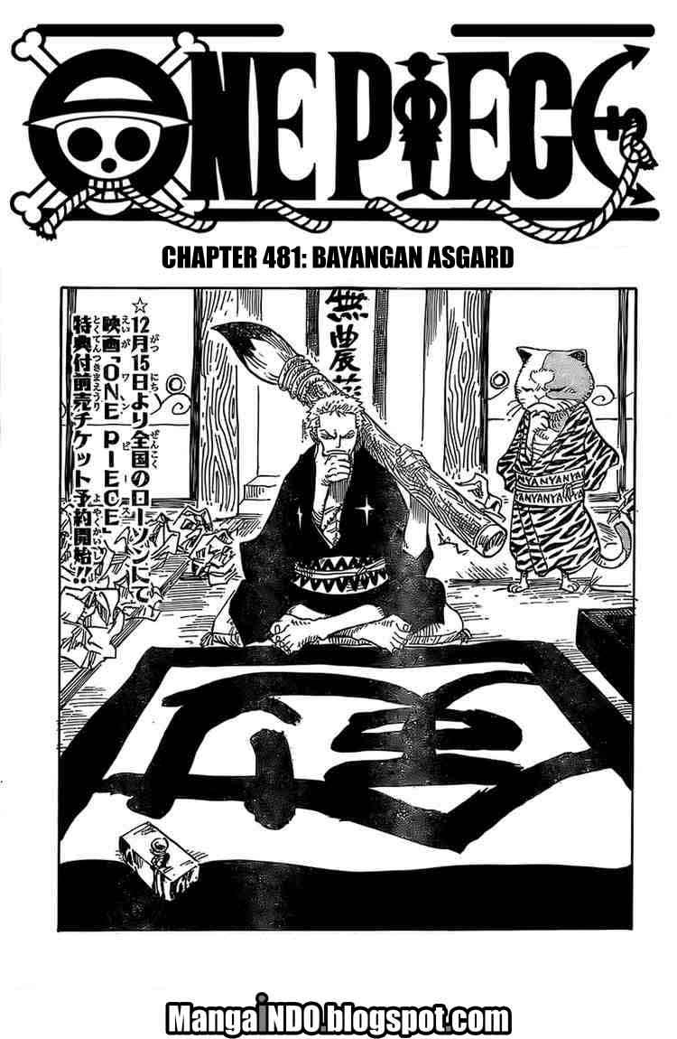 One Piece Chapter 481