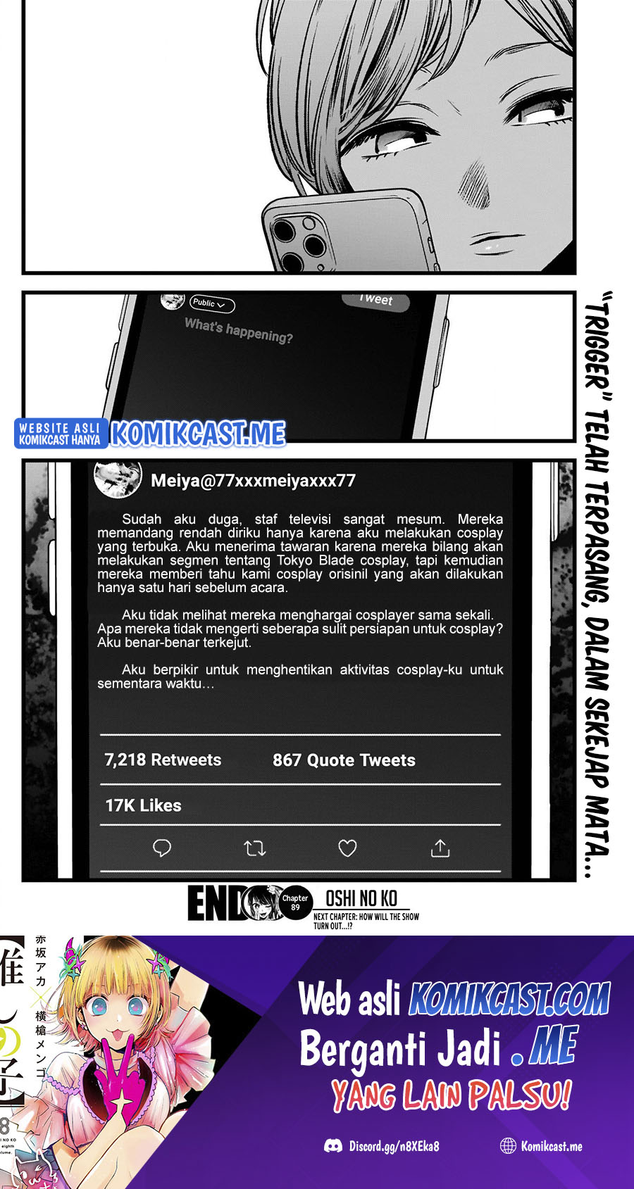 Oshi no Ko Chapter 89