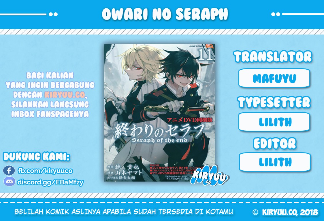 Owari no Seraph Chapter 72