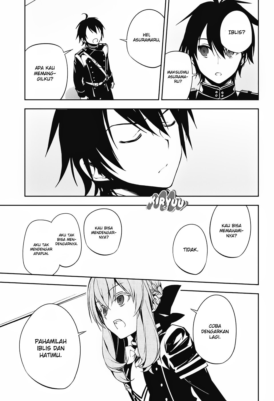 Owari no Seraph Chapter 73