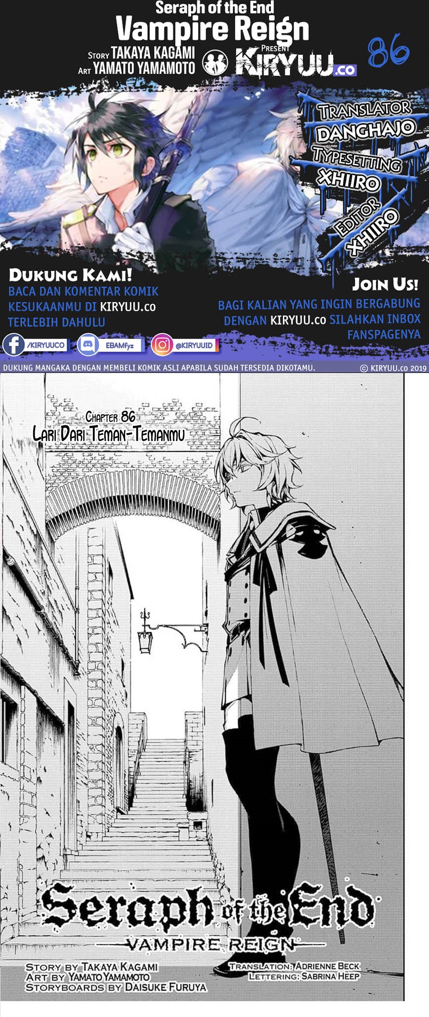Owari no Seraph Chapter 86