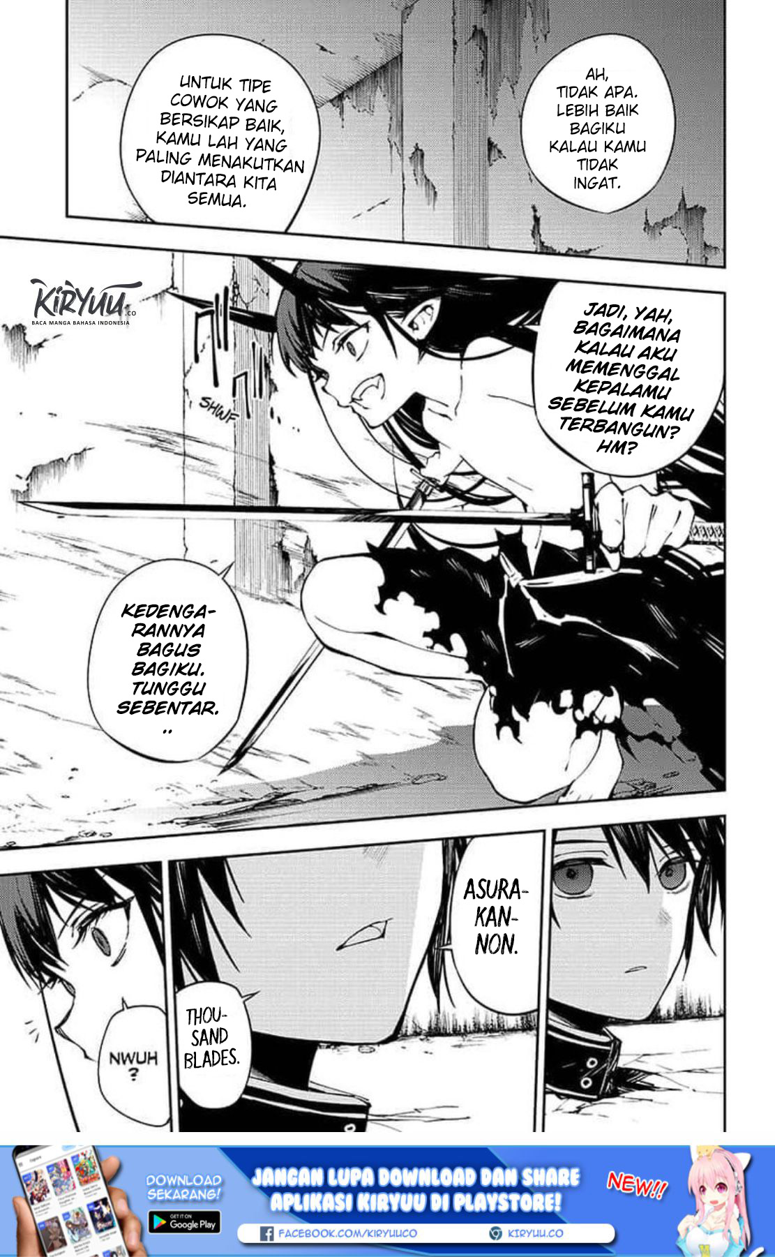 Owari no Seraph Chapter 88