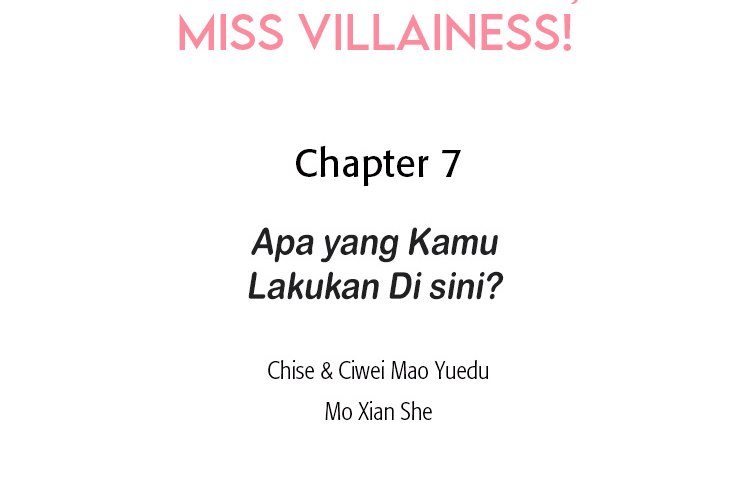 Please Bully Me, Miss Villainess! Chapter 7