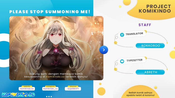 Please Stop Summoning Me! Chapter 8