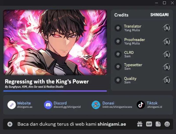 Regressing with the Kings Power Chapter 9