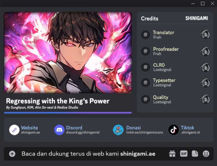 Regressing with the Kings Power Chapter 20
