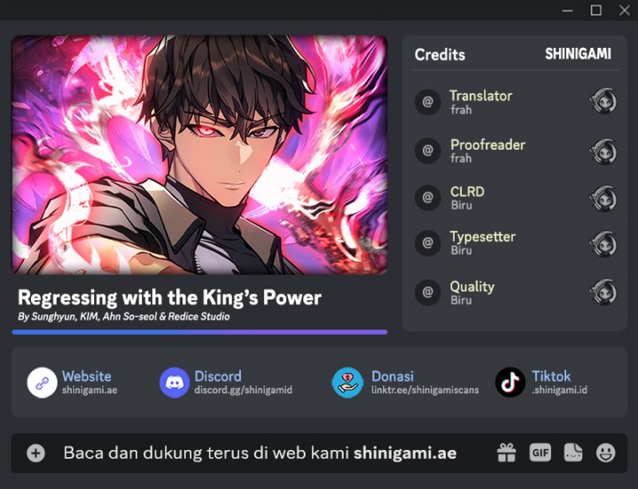 Regressing with the Kings Power Chapter 27