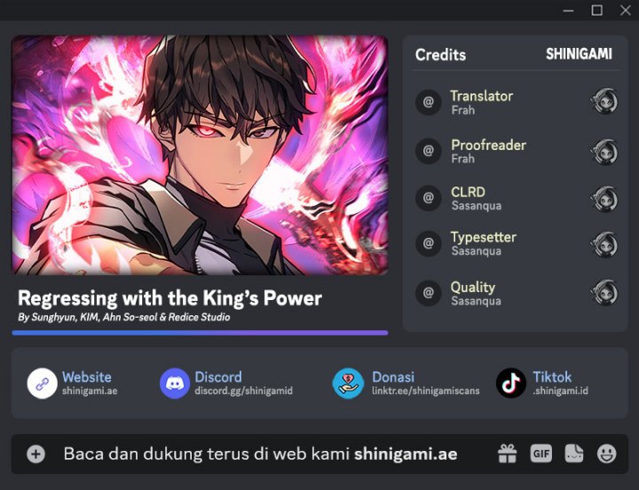 Regressing with the Kings Power Chapter 32