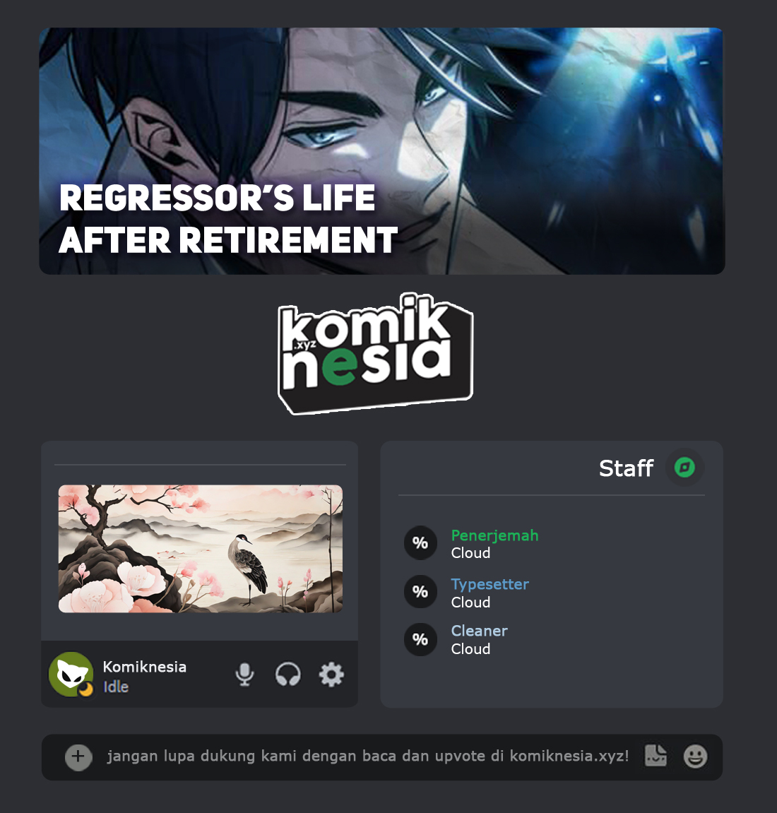 Regressor’s Life After Retirement Chapter 33
