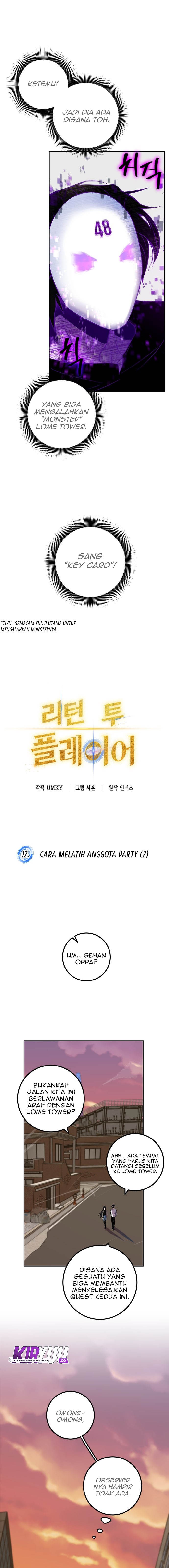 Return to Player Chapter 12