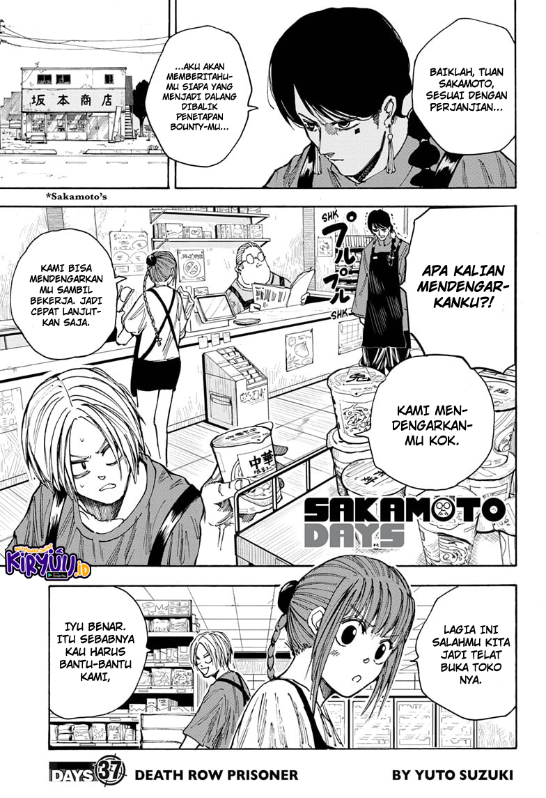 Sakamoto Days Chapter 37
