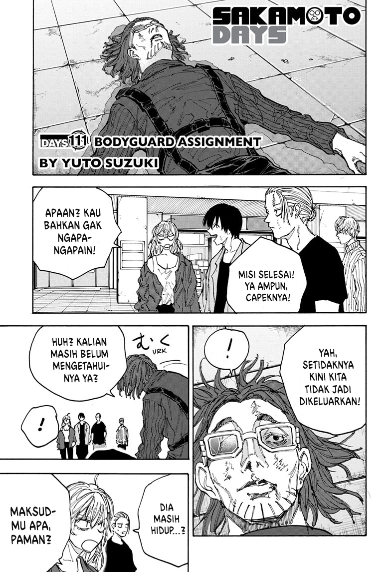 Sakamoto Days Chapter 111