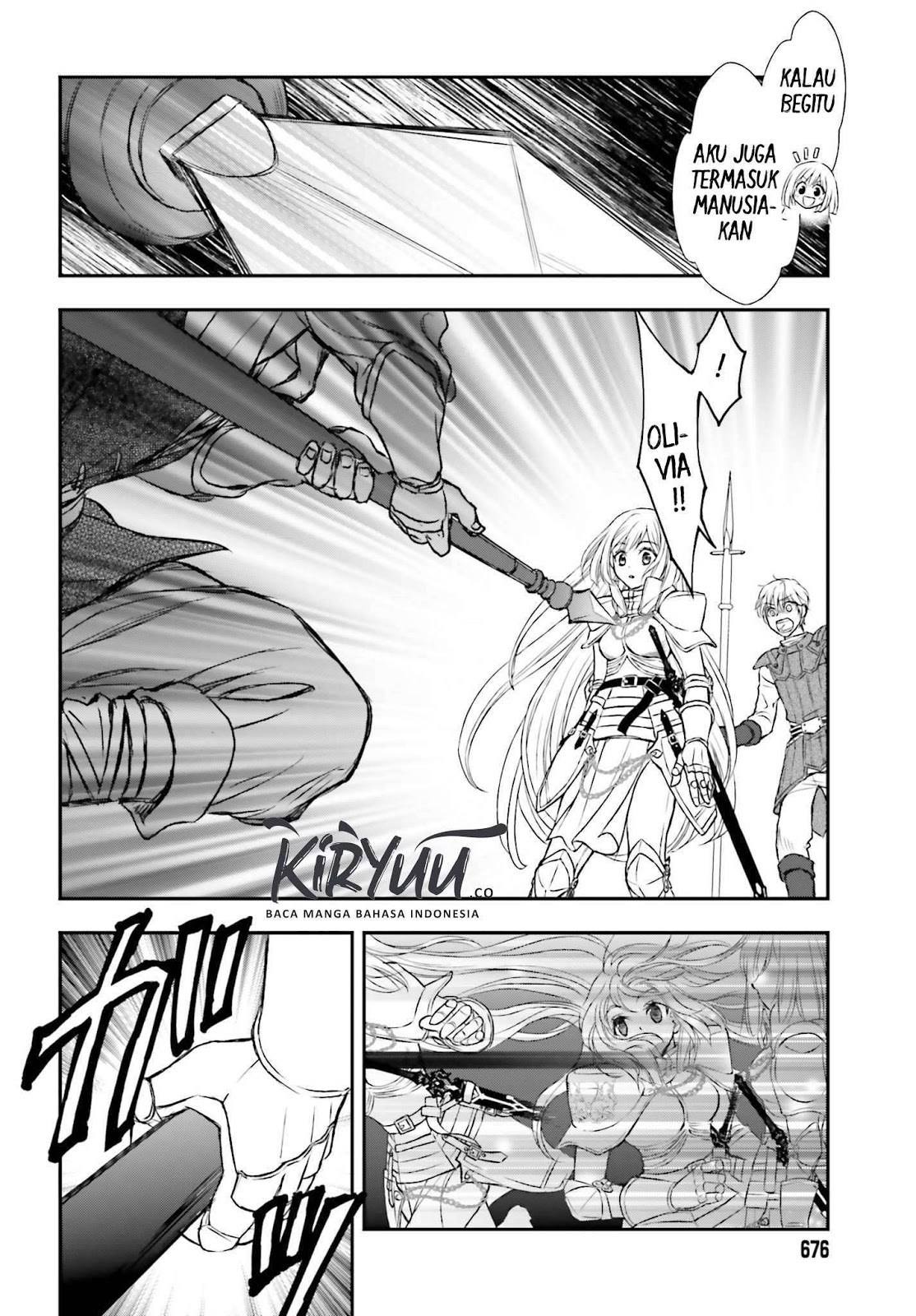 Shinigami ni Sodaterareta Shoujo wa Shikkoku no Tsurugi wo Mune ni Idaku Chapter 4