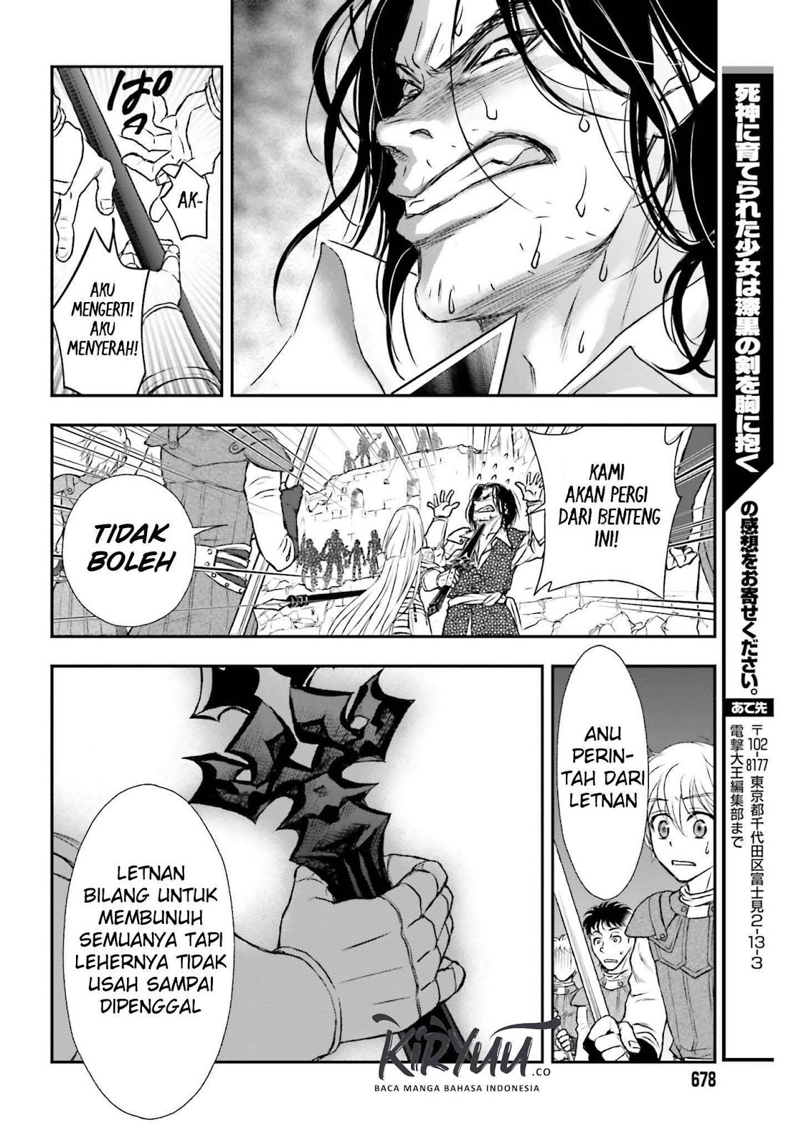 Shinigami ni Sodaterareta Shoujo wa Shikkoku no Tsurugi wo Mune ni Idaku Chapter 4