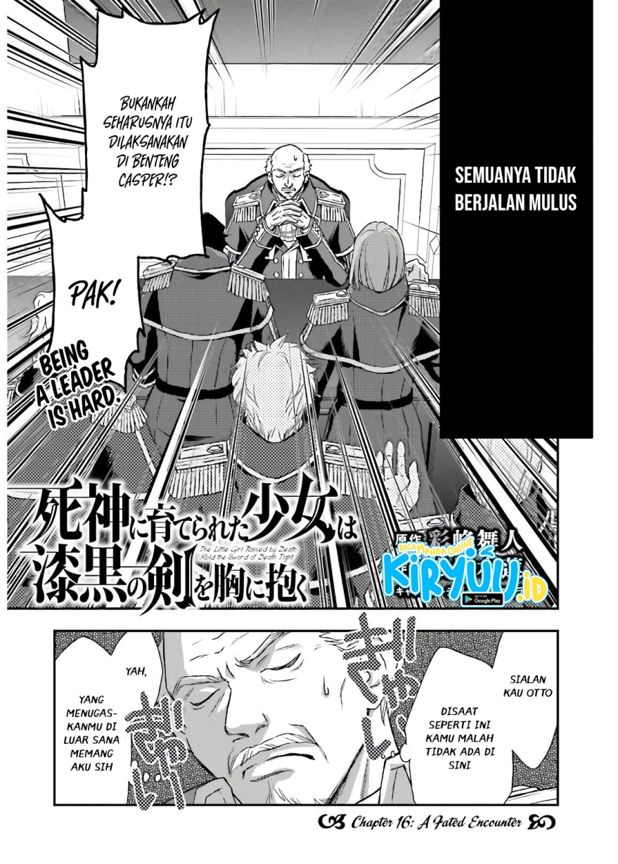 Shinigami ni Sodaterareta Shoujo wa Shikkoku no Tsurugi wo Mune ni Idaku Chapter 16