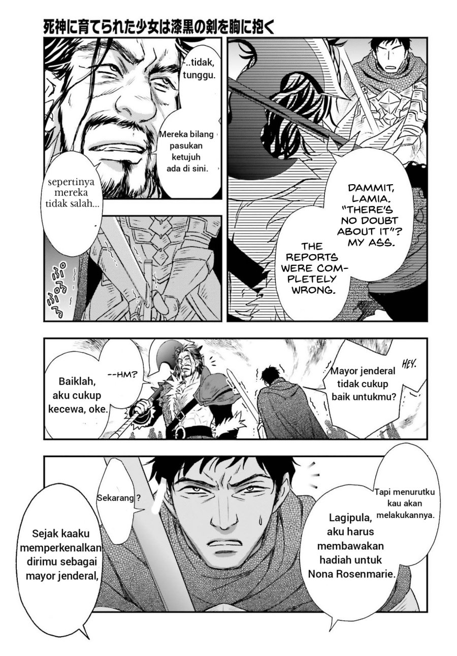 Shinigami ni Sodaterareta Shoujo wa Shikkoku no Tsurugi wo Mune ni Idaku Chapter 28