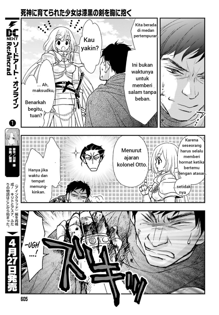 Shinigami ni Sodaterareta Shoujo wa Shikkoku no Tsurugi wo Mune ni Idaku Chapter 28