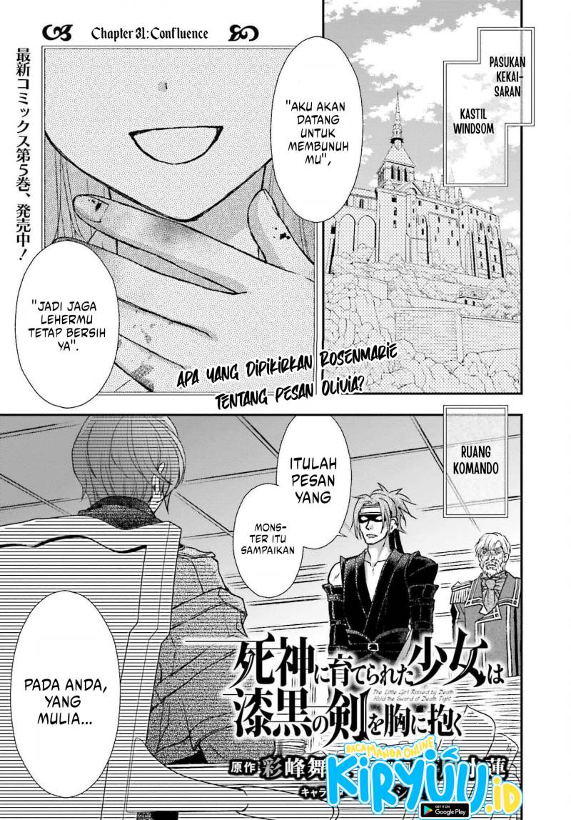 Shinigami ni Sodaterareta Shoujo wa Shikkoku no Tsurugi wo Mune ni Idaku Chapter 31