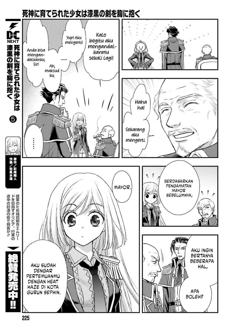 Shinigami ni Sodaterareta Shoujo wa Shikkoku no Tsurugi wo Mune ni Idaku Chapter 31