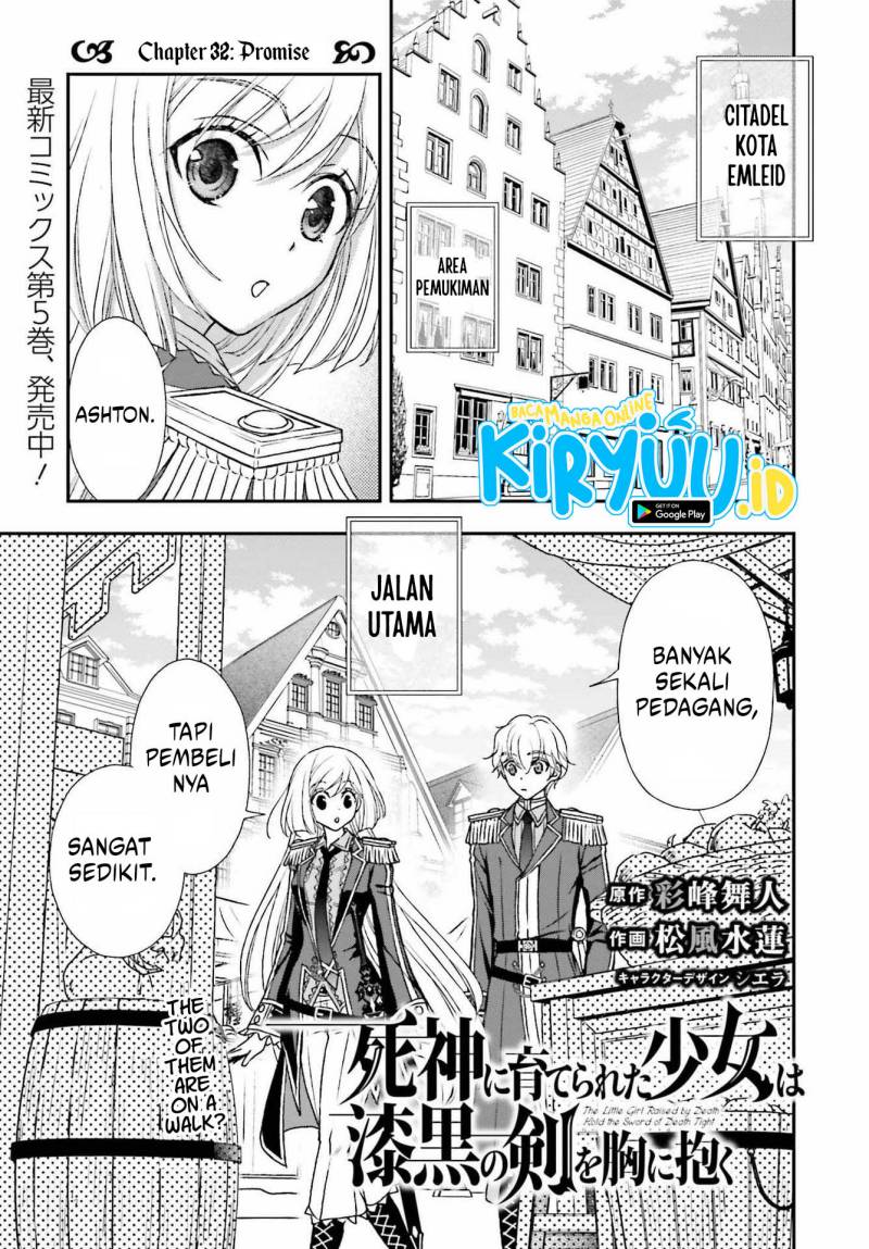 Shinigami ni Sodaterareta Shoujo wa Shikkoku no Tsurugi wo Mune ni Idaku Chapter 32