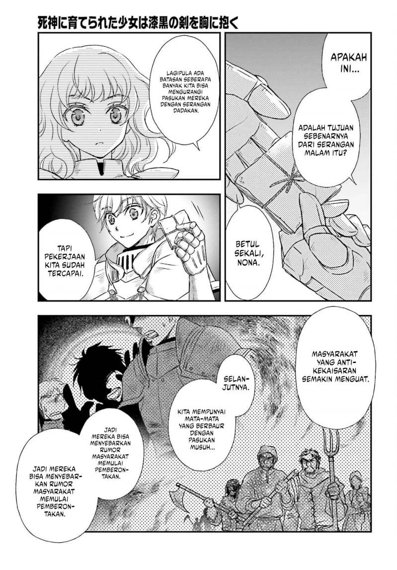 Shinigami ni Sodaterareta Shoujo wa Shikkoku no Tsurugi wo Mune ni Idaku Chapter 34