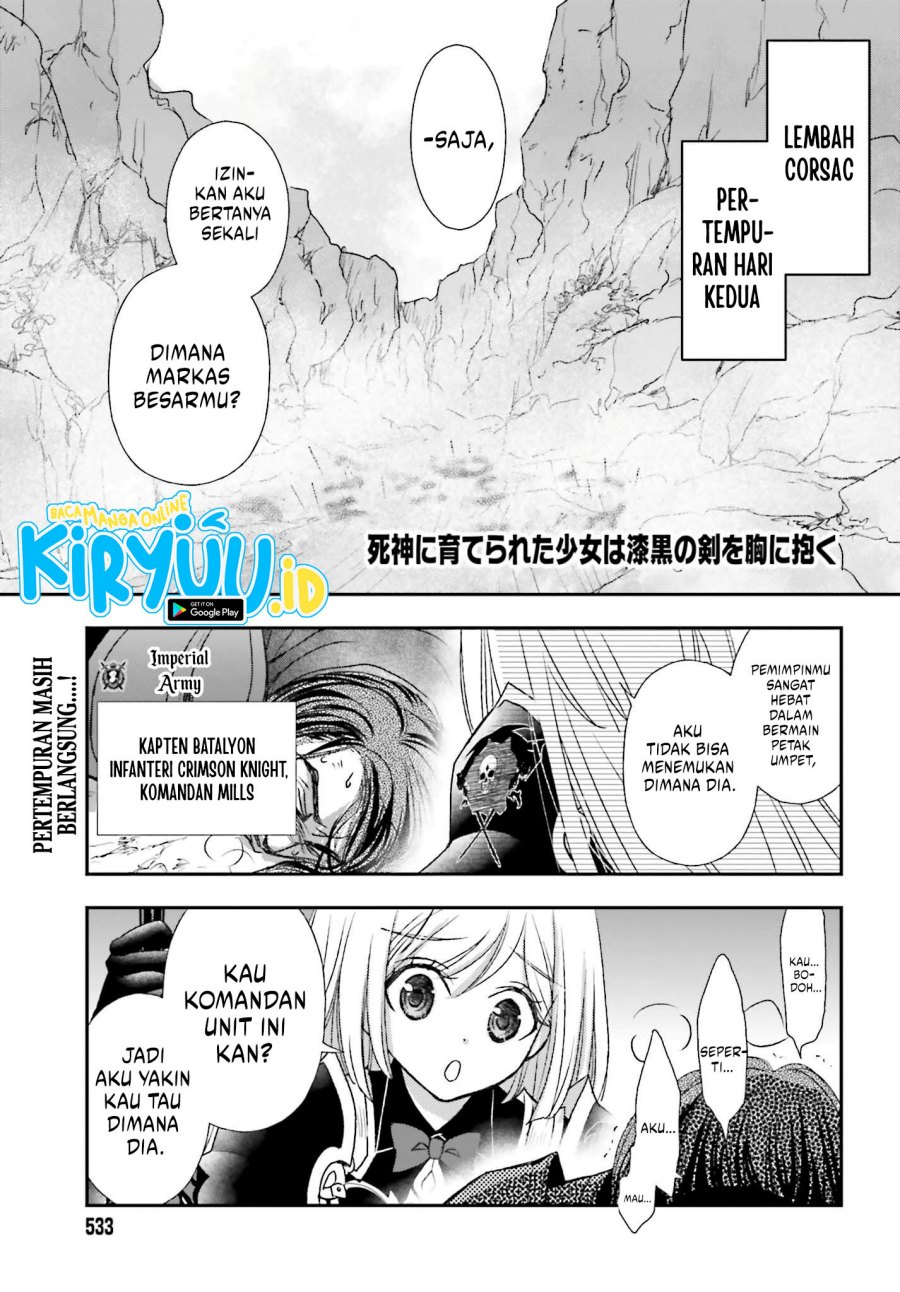 Shinigami ni Sodaterareta Shoujo wa Shikkoku no Tsurugi wo Mune ni Idaku Chapter 35
