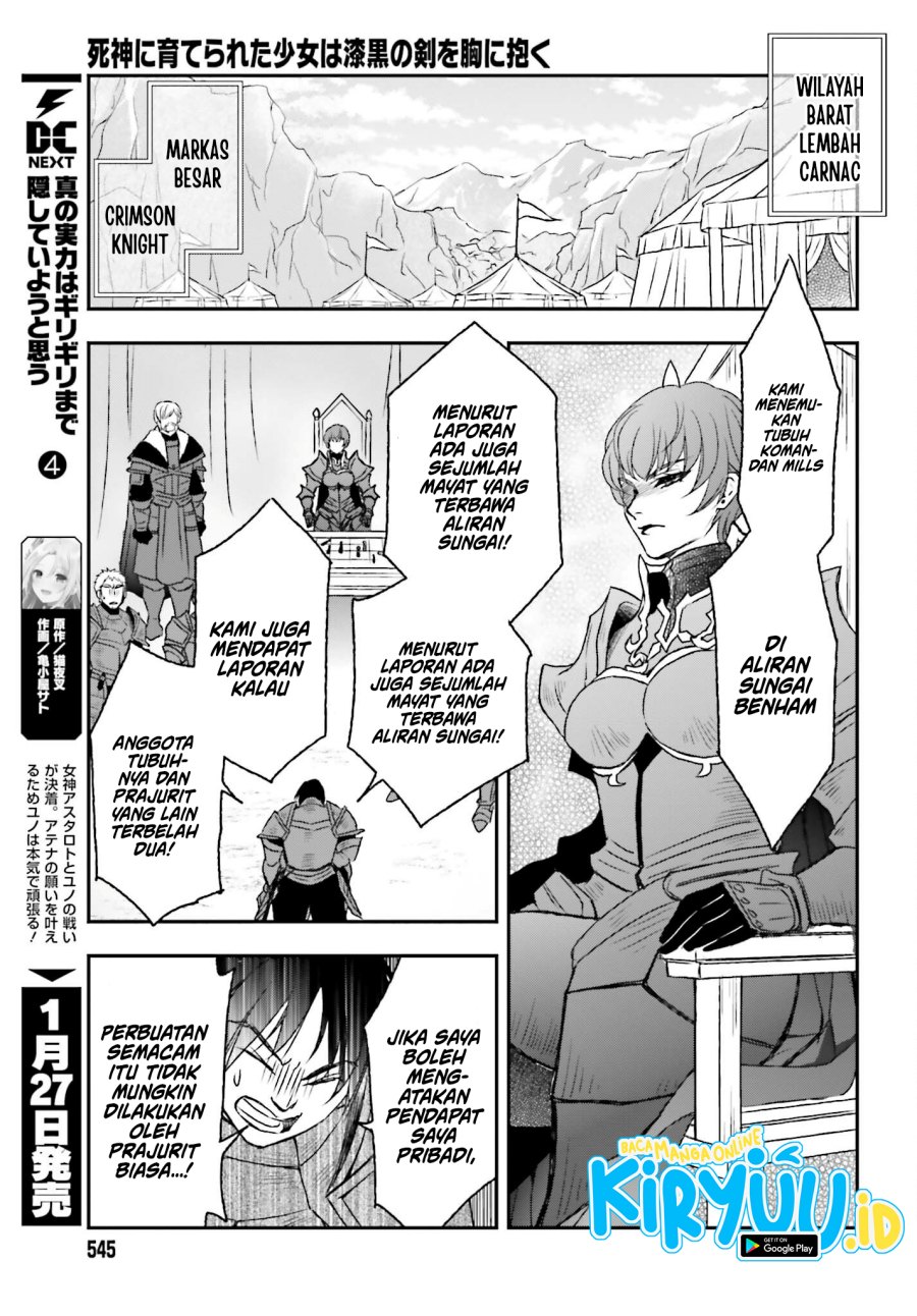Shinigami ni Sodaterareta Shoujo wa Shikkoku no Tsurugi wo Mune ni Idaku Chapter 35