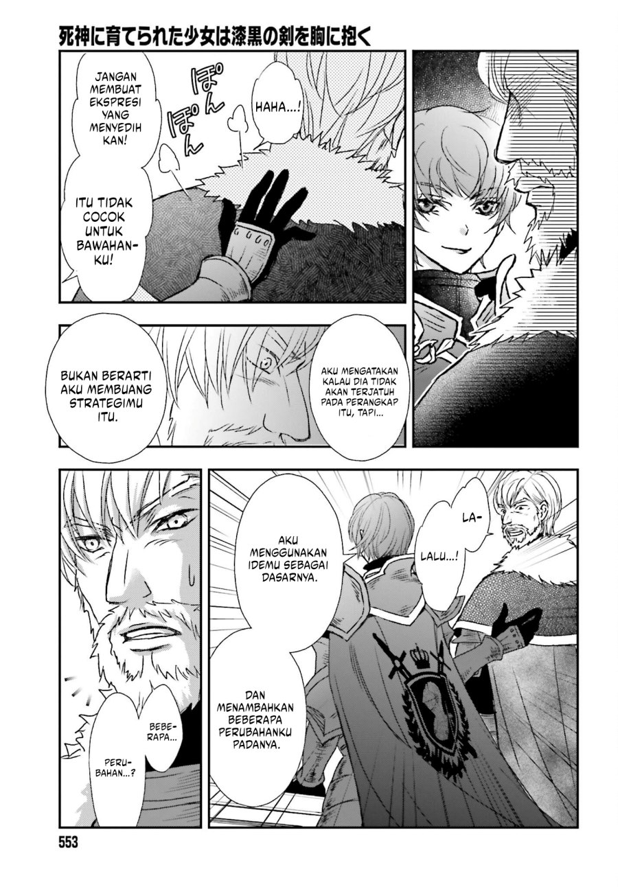 Shinigami ni Sodaterareta Shoujo wa Shikkoku no Tsurugi wo Mune ni Idaku Chapter 35