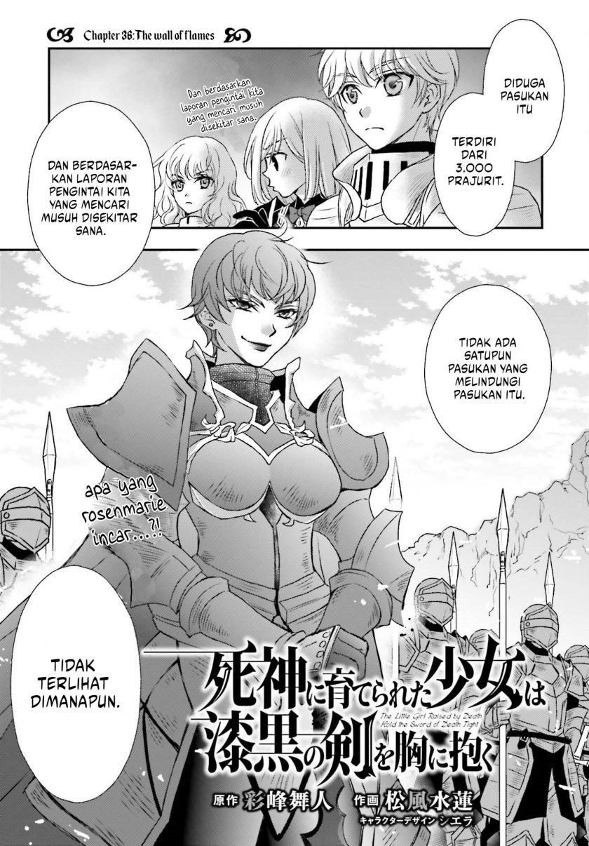 Shinigami ni Sodaterareta Shoujo wa Shikkoku no Tsurugi wo Mune ni Idaku Chapter 36