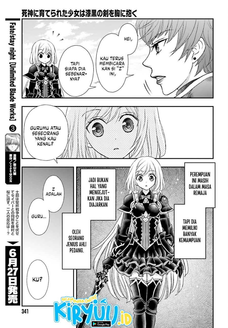 Shinigami ni Sodaterareta Shoujo wa Shikkoku no Tsurugi wo Mune ni Idaku Chapter 38