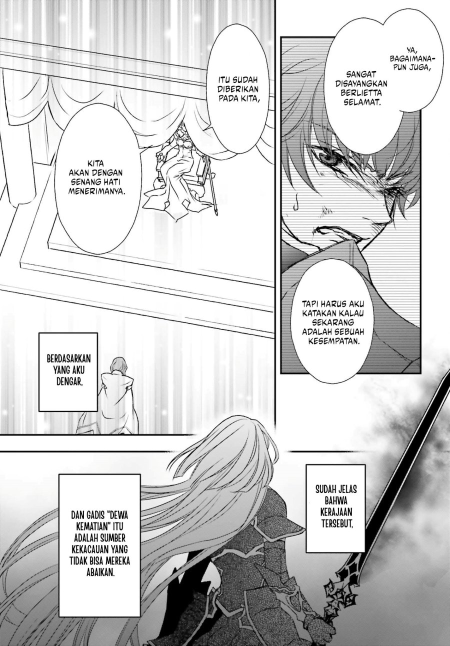 Shinigami ni Sodaterareta Shoujo wa Shikkoku no Tsurugi wo Mune ni Idaku Chapter 40