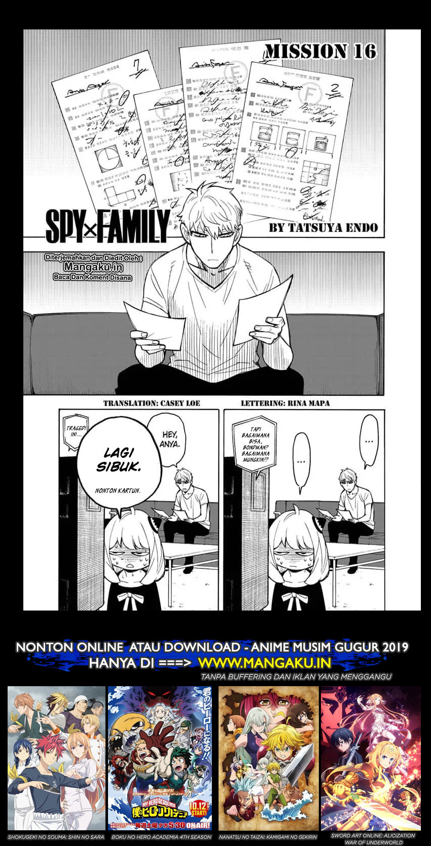 Spy X Family Chapter 16