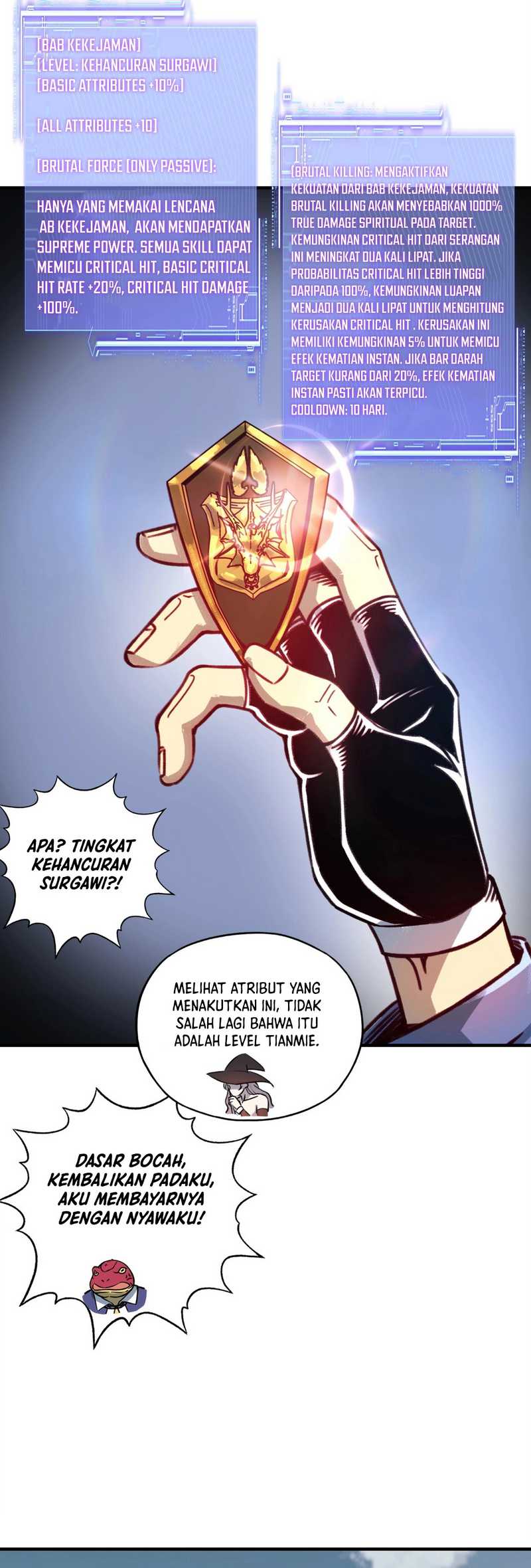 Start by changing your job to the God of Wealth and taming billions of divine pets! Chapter 4