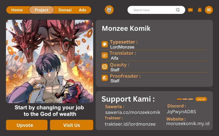 Start by changing your job to the God of Wealth and taming billions of divine pets! Chapter 6
