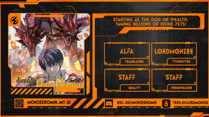 Start by changing your job to the God of Wealth and taming billions of divine pets! Chapter 27