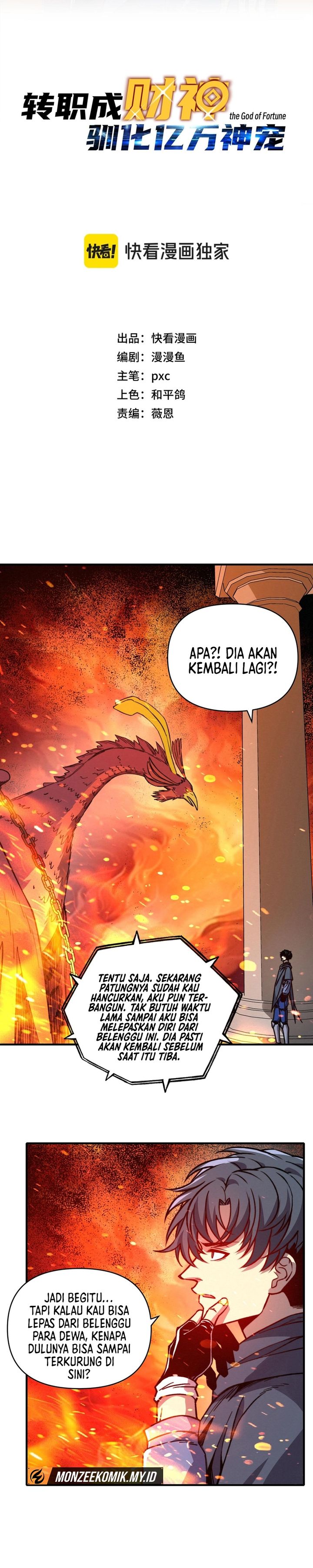 Start by changing your job to the God of Wealth and taming billions of divine pets! Chapter 28