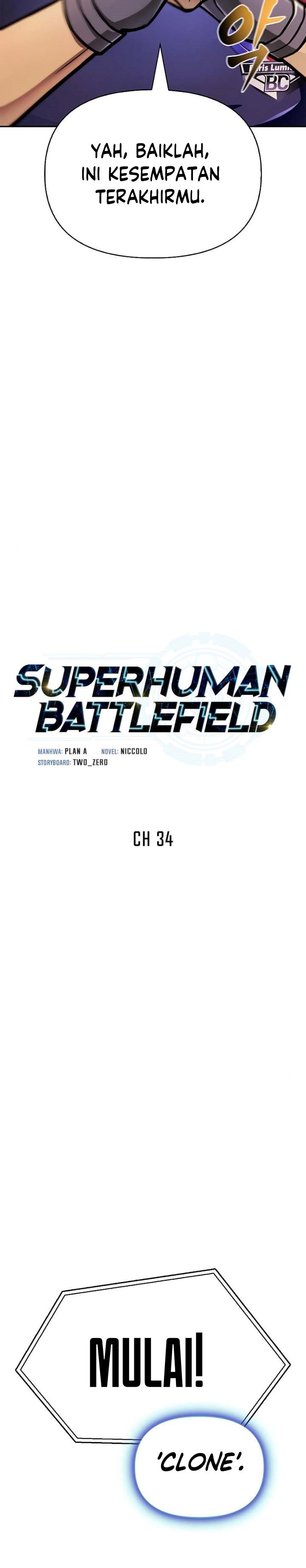 Superhuman Battlefield Chapter 34