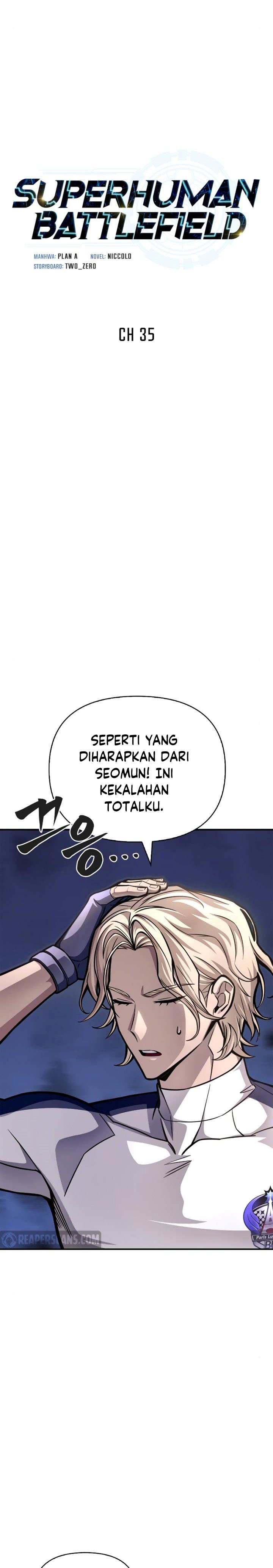 Superhuman Battlefield Chapter 35