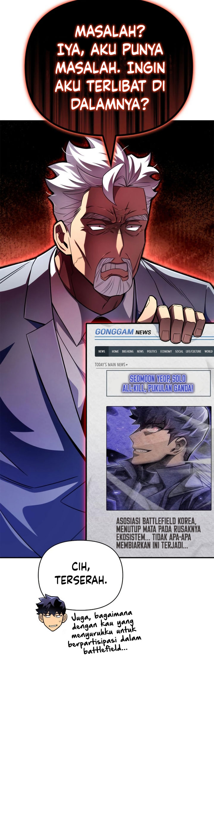 Superhuman Battlefield Chapter 70