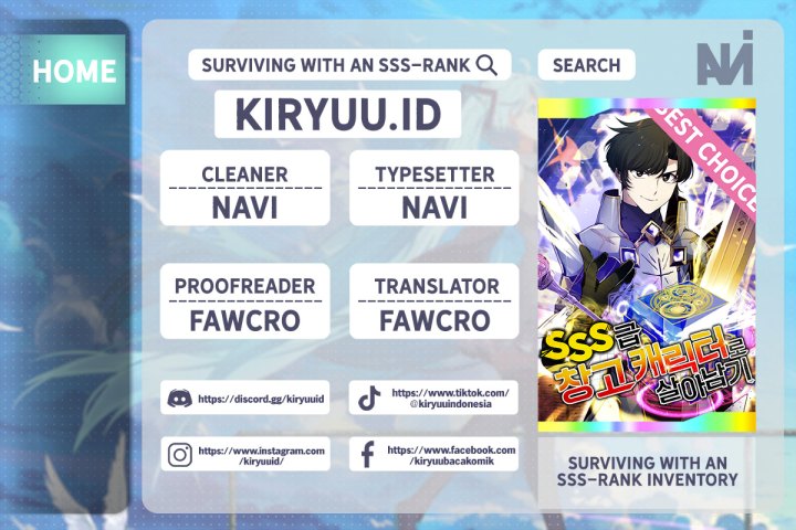 Surviving with a SSS-Rank Inventory Chapter 2