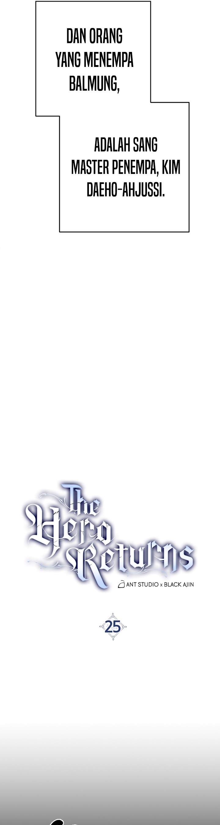The Hero Returns Chapter 25