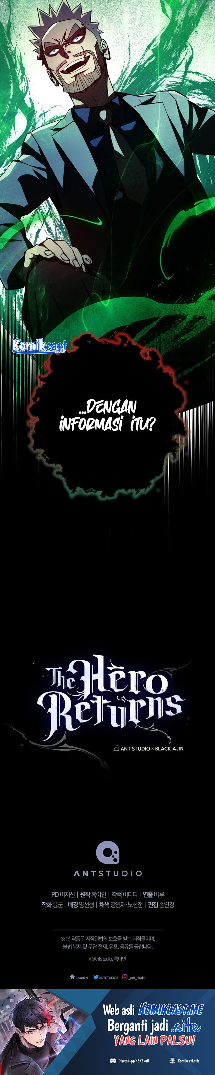 The Hero Returns Chapter 50