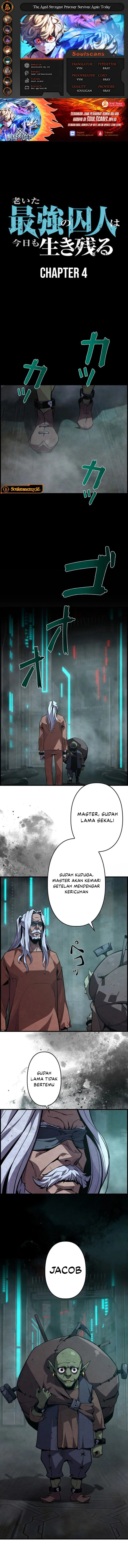 The Aged Strongest Prisoner Survives Again Today Chapter 4