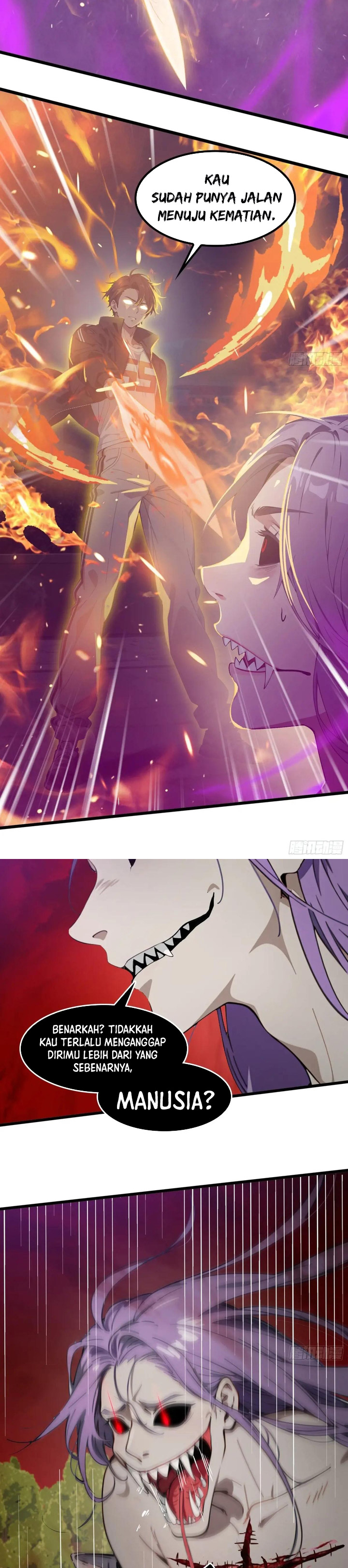 The Evil God Descends, I Own Great Hell Chapter 50